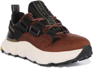 Replay Split Laguna In Black Brown For Men