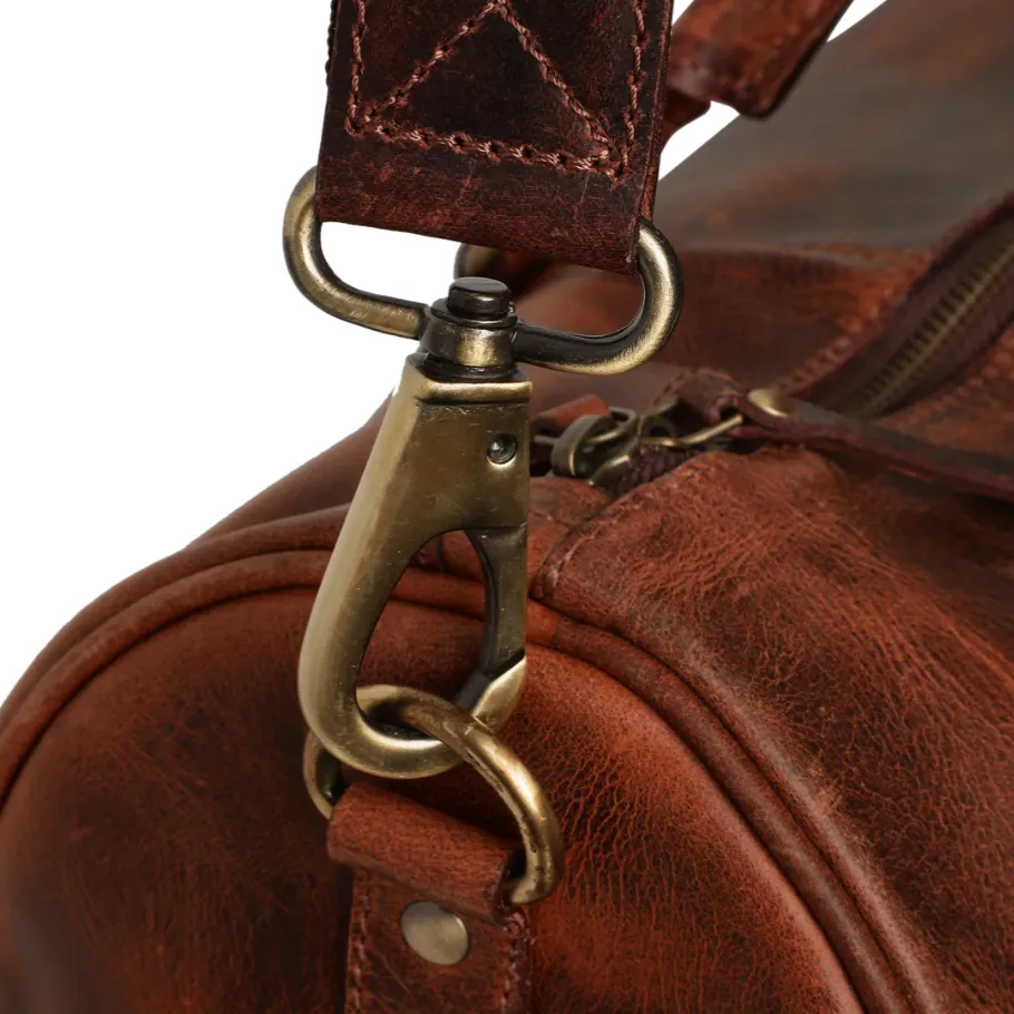 RusticTown Nando Duffle Bag (Mulberry)