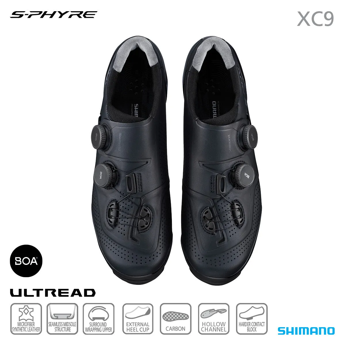 Shimano XC9 S-PHYRE Wide Fit MTB Shoe