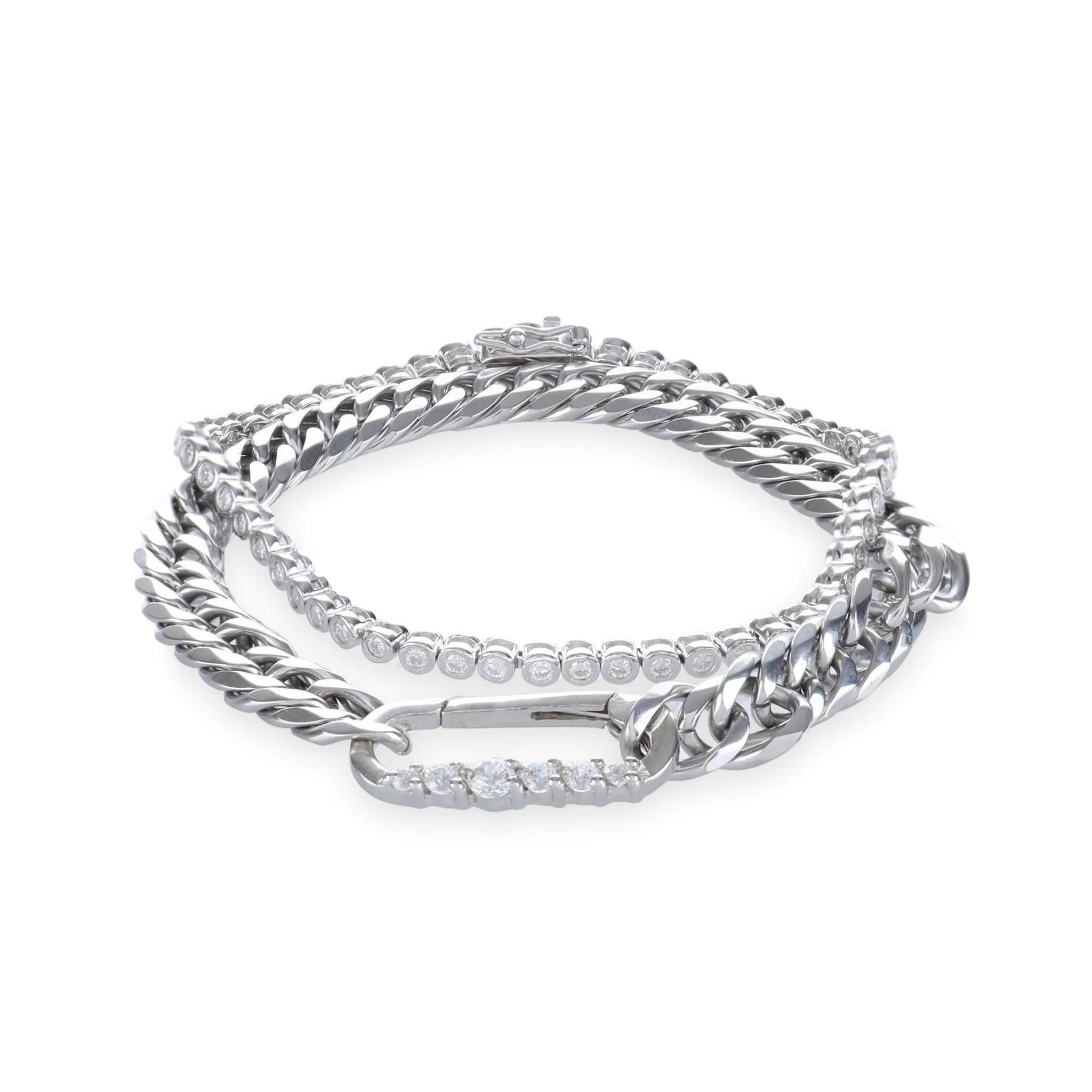 SHINE CLASP BRACELET STACK