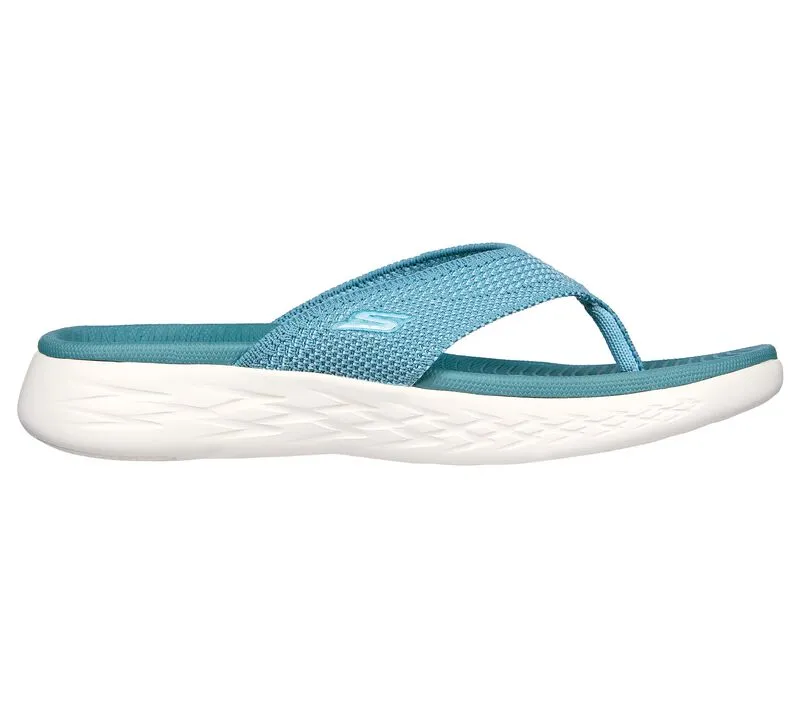 Skechers On The Go 600 Teal Women Slipper, 140703-TEAL