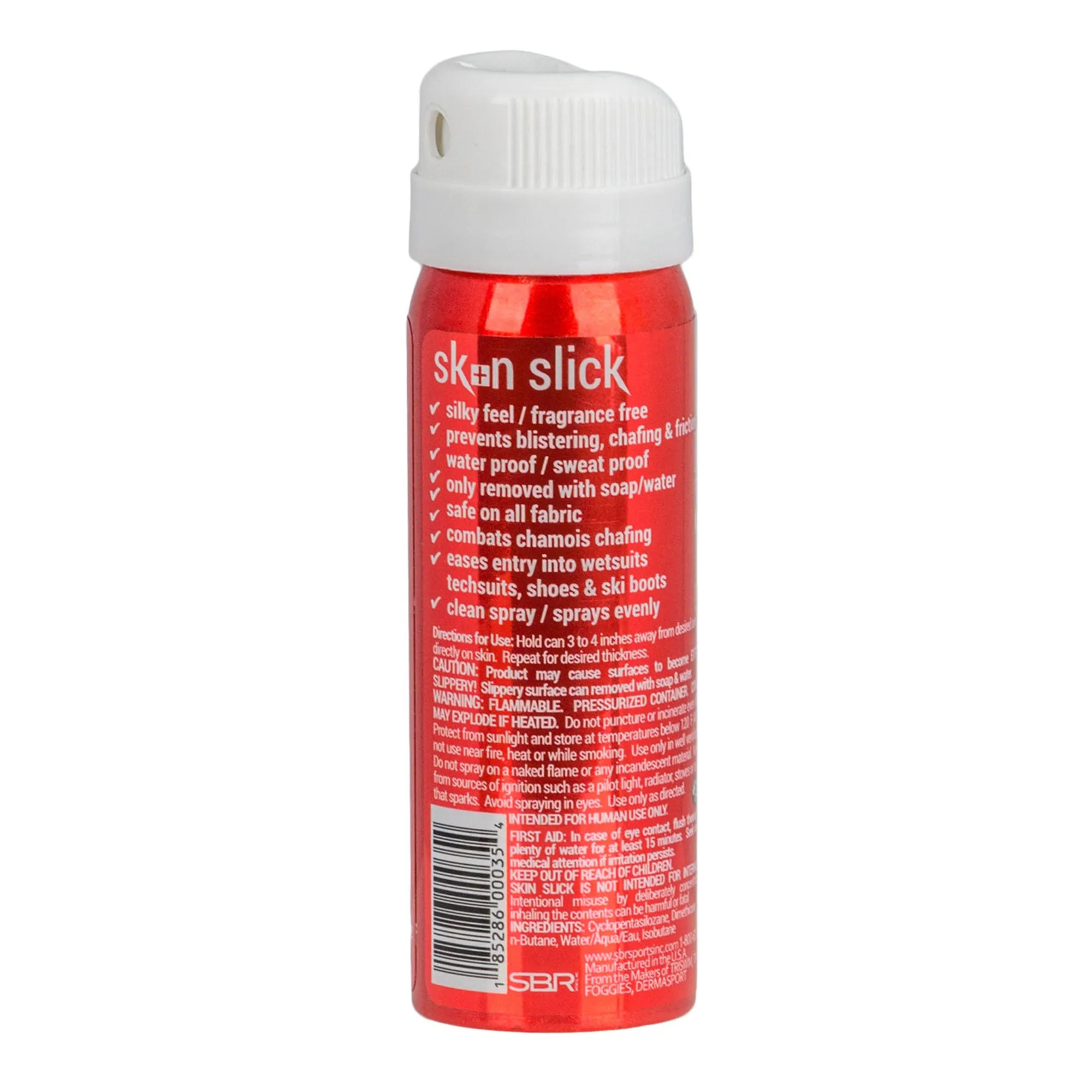 SKIN SLICK Anti-Chafe Anti-Blister Spray Skin Lubricant 1.5 oz