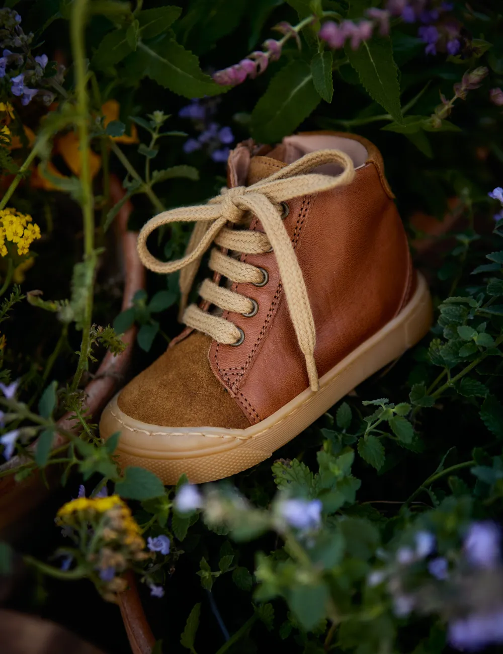 Sneaker Bootie - Cognac