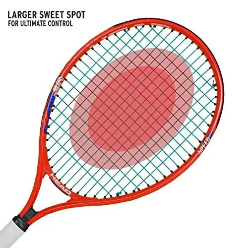 Speed 21 Junior Aluminum Tennis Racquet (Strung) Multicolour