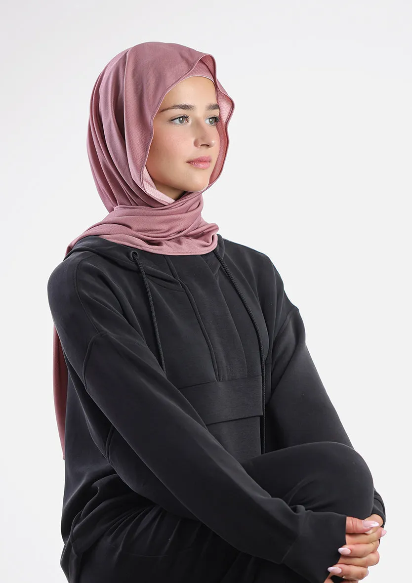 Sports Capshawl Hijab Dual Color - Non reversible