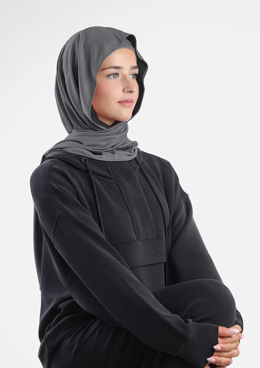 Sports Capshawl Hijab Dual Color - Non reversible