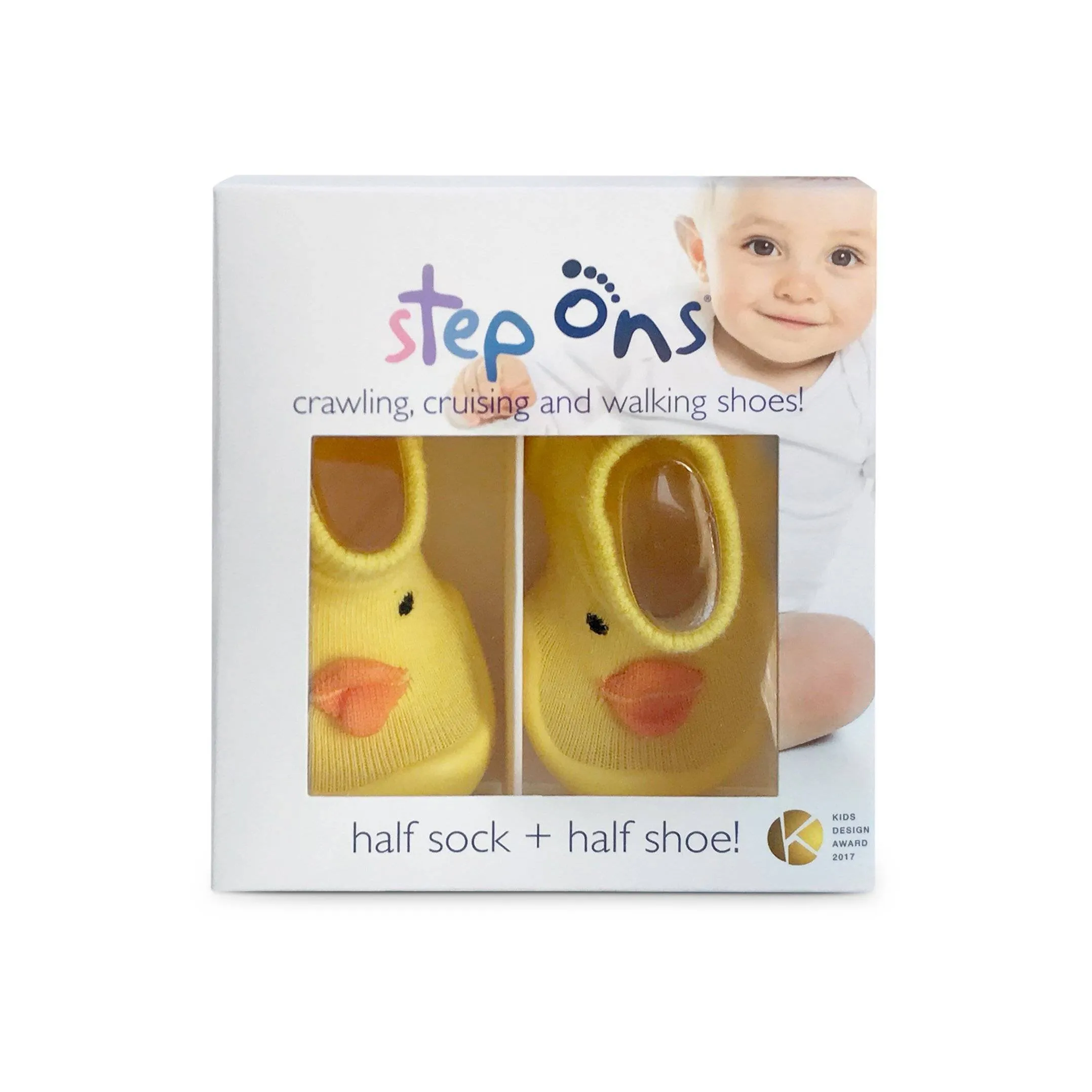 Step Ons Crawling, Cruising, Pre-Walking Baby Sock Shoe SS21B