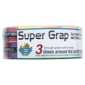 Super Grap Tennis Overgrip 36 Piece Bucket