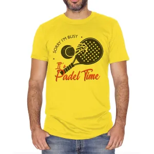 T-Shirt T Shirt Sorry I'M Busy Its Padel Time Sport Tennis Sport Divertente  - SPORT