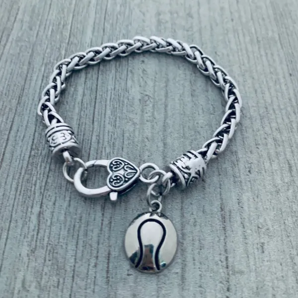 Tennis Ball Charm Bracelet