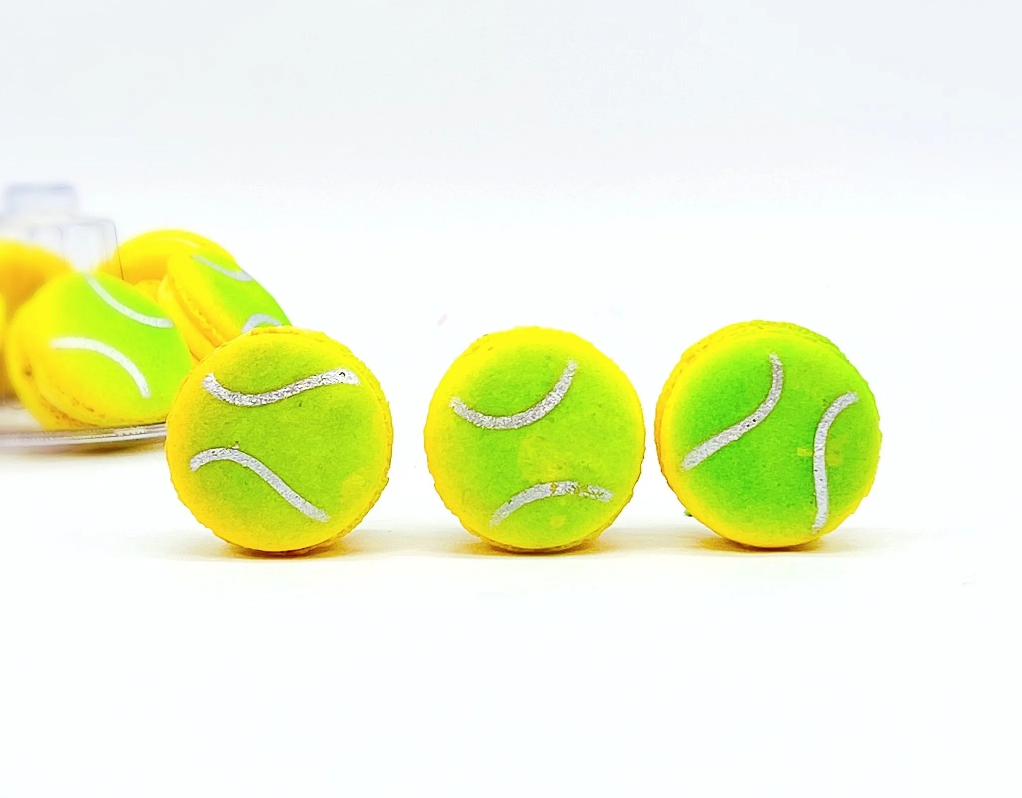 Tennis Ball French Macarons | Available in 12 and 24 Pack