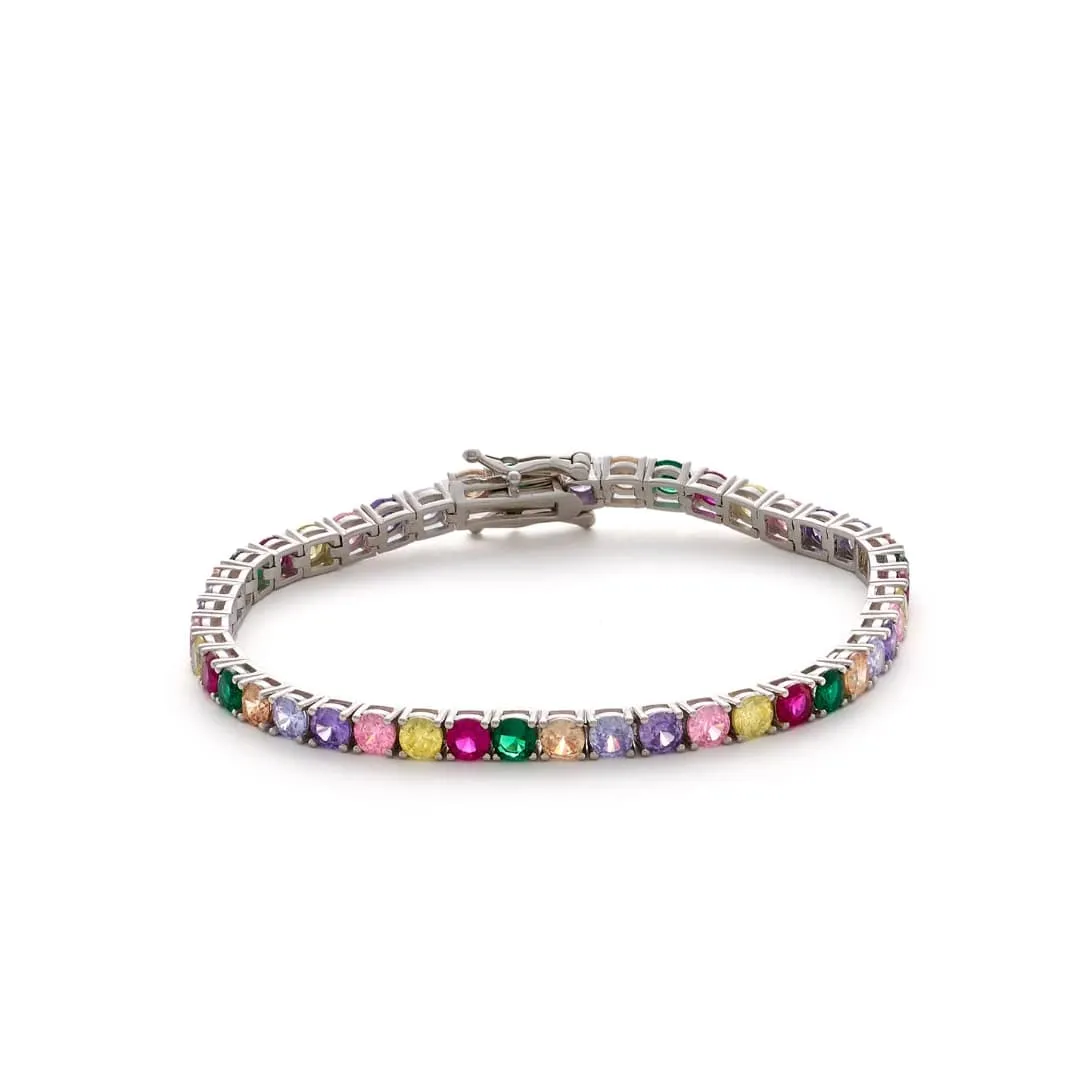 Tennis Bracelet Rainbow