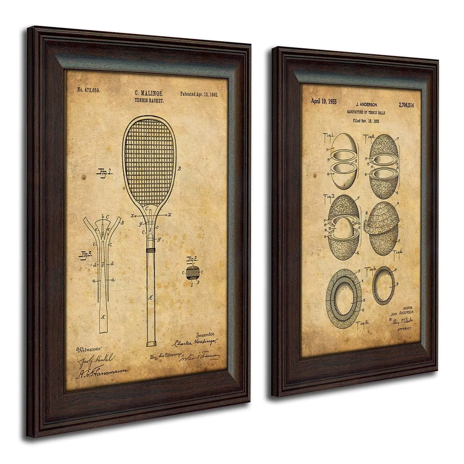 Tennis - Patent Art Set