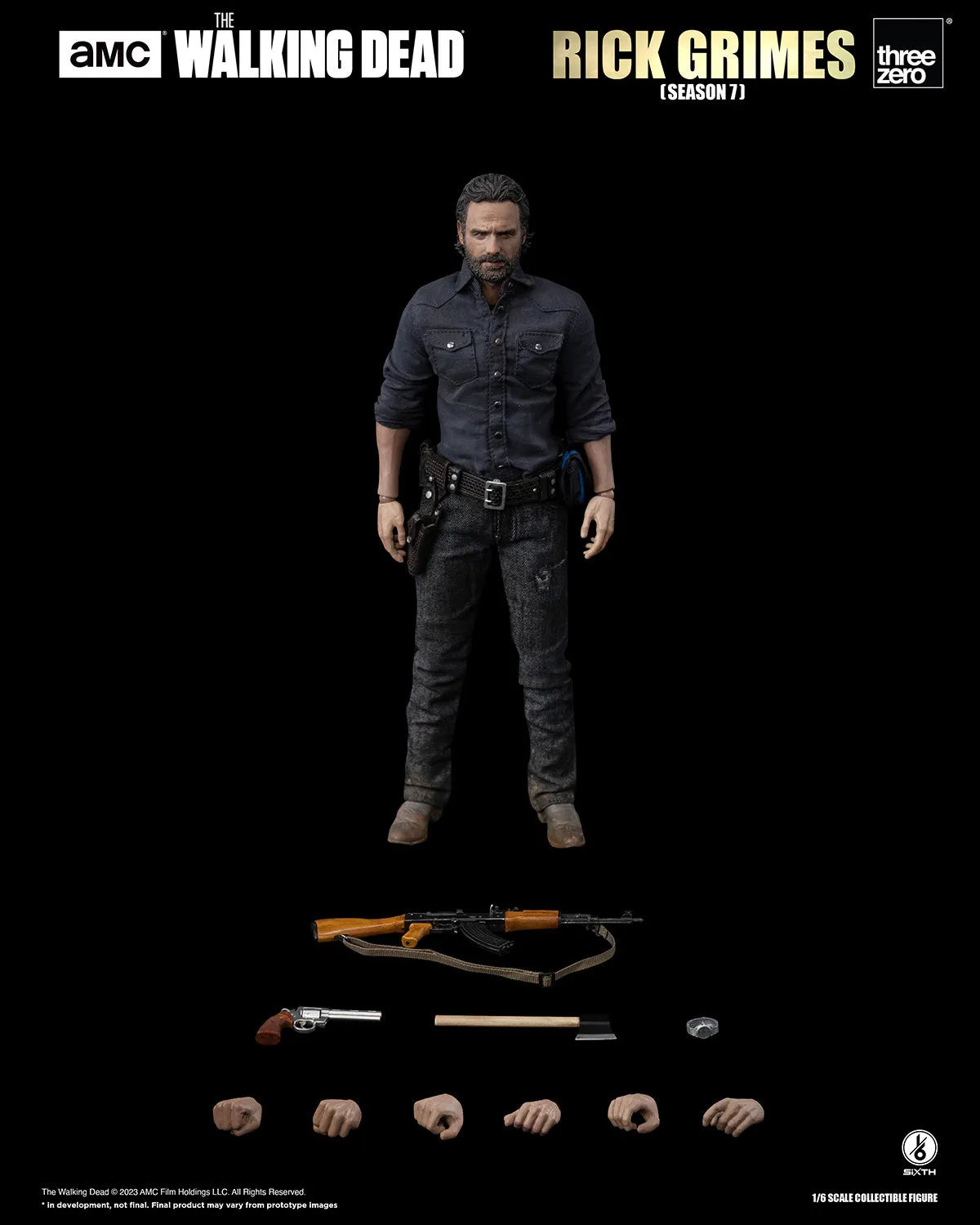 The Walking Dead Rick Grimes Season 7 Sixth Scale Figure