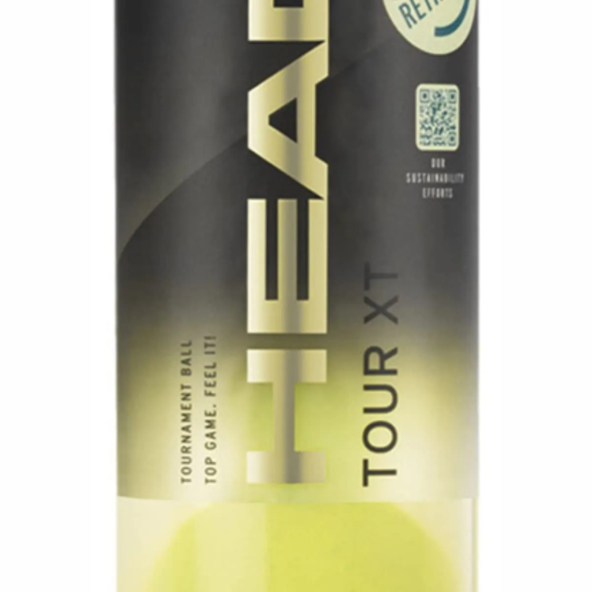 Tour Xt Tournament Grade Tennis Ball 1 Can|3 Balls (3 Balls/Can) Green