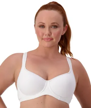 Triumph Triaction Racerback Sports Bra - White