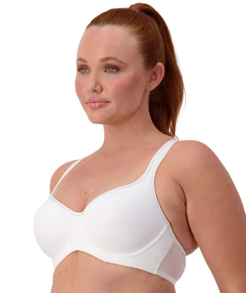 Triumph Triaction Racerback Sports Bra - White