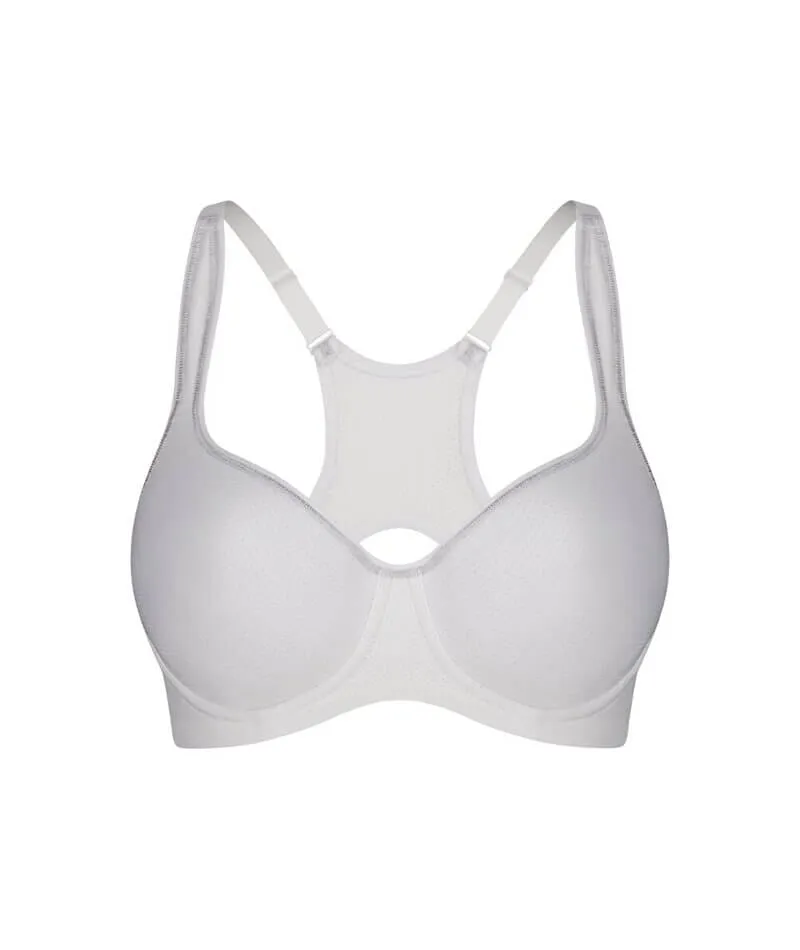 Triumph Triaction Racerback Sports Bra - White