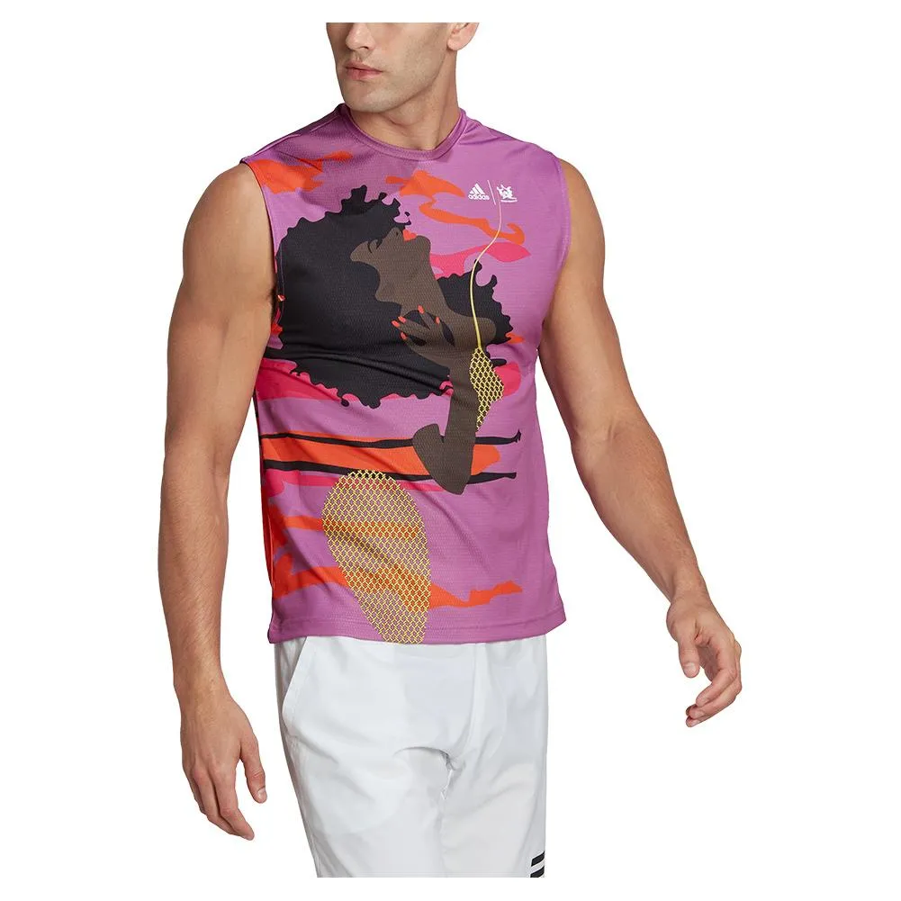 Unisex New York UNITEFIT Sleeveless Tennis Top Semi Pulse Lilac