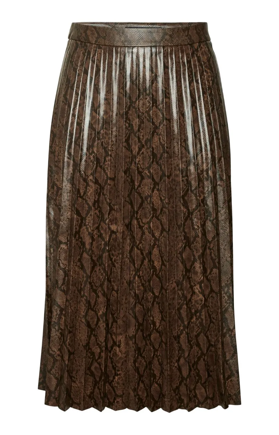 Vero Moda Curve Nita Leather Look Skirt