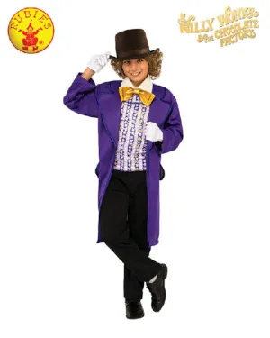 WILLY WONKA DELUXE COSTUME, CHILD