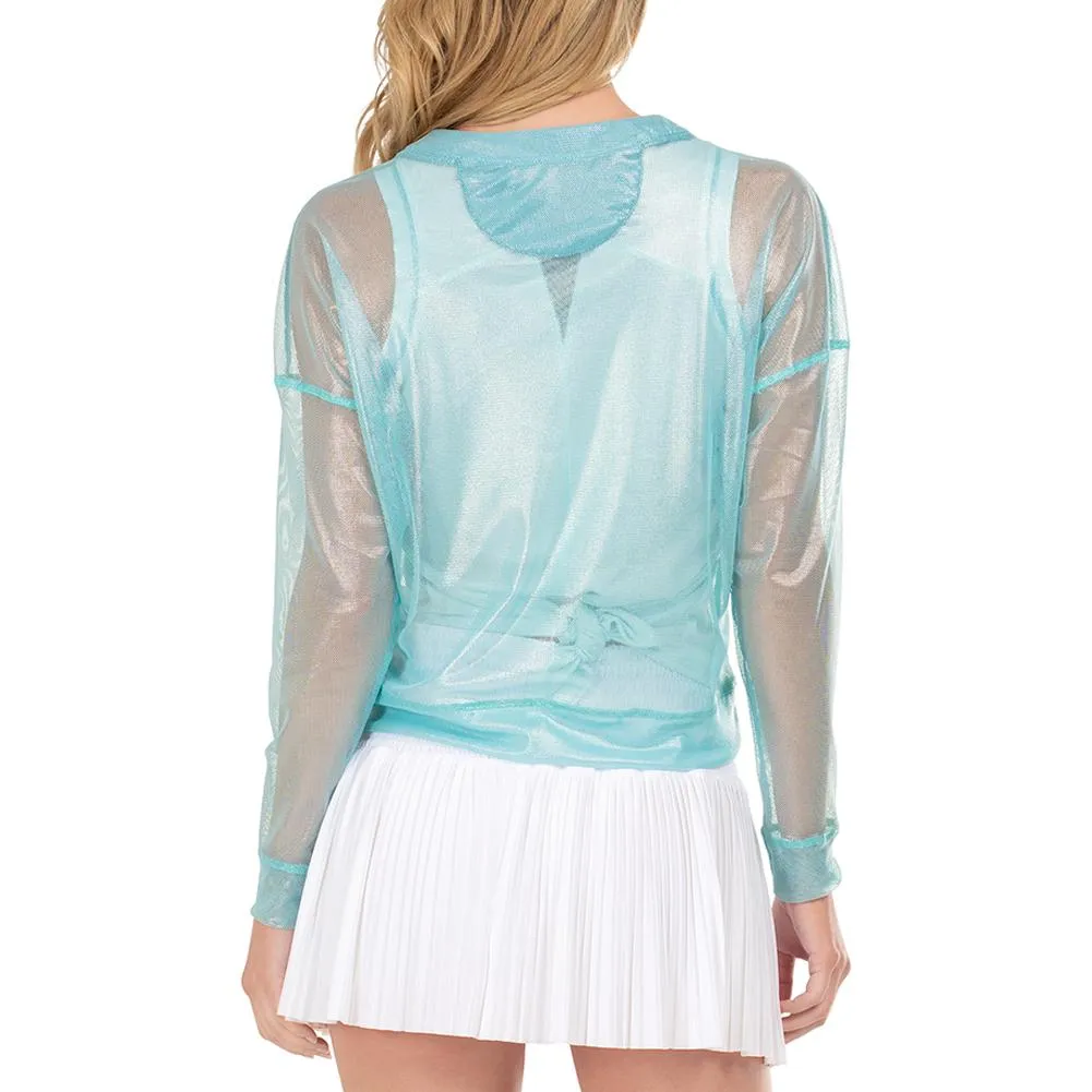 Women`s Goddess Mesh Long Sleeve Tennis Top