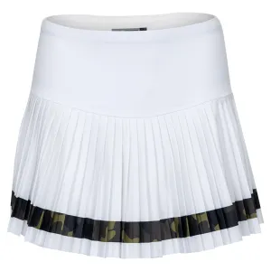 Women`s Harper 13.5 Inch Tennis Skort White and Camo