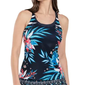 Women's Keepin' It Rio Tennis Tank with Bra Midnight