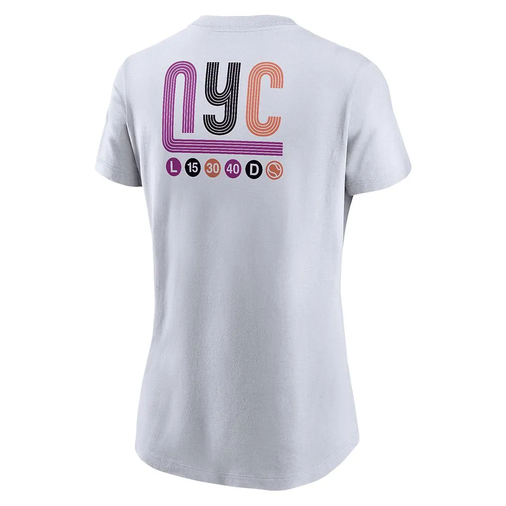 Women`s NYC Tennis T-Shirt White