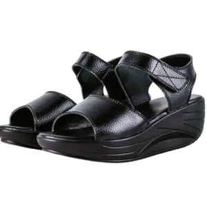 Women's Orthopedic Platform Sandals -Rocker Bottom Shoe