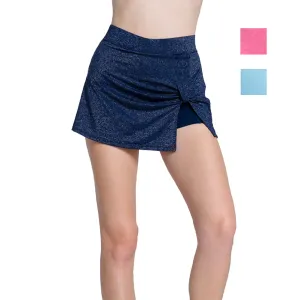 Women`s Shimmer 13 Inch Twist Tennis Skort