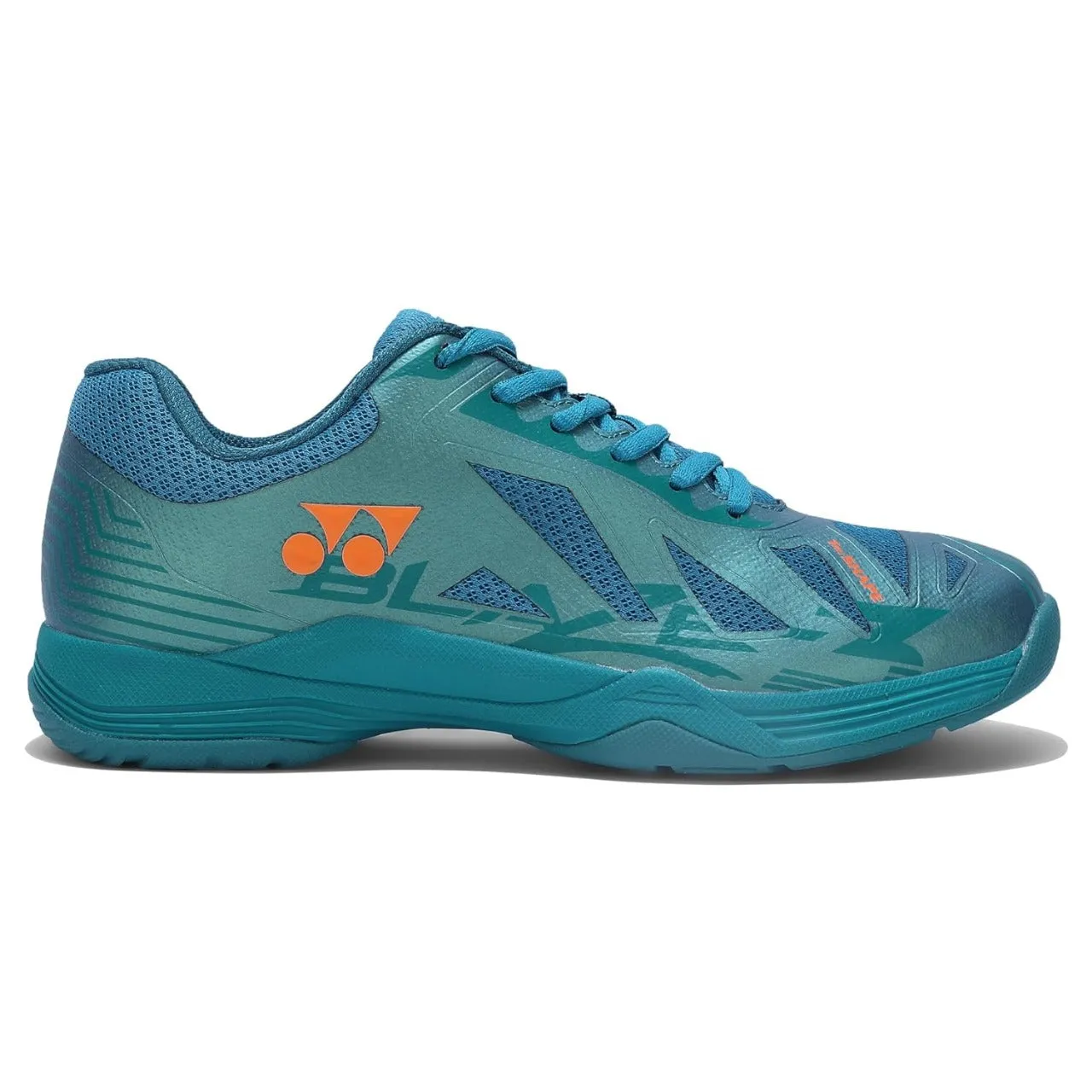 Yonex Blaze 3 Badminton Shoes | Neptune Green/Midnight Turquoise/Hyper Orange