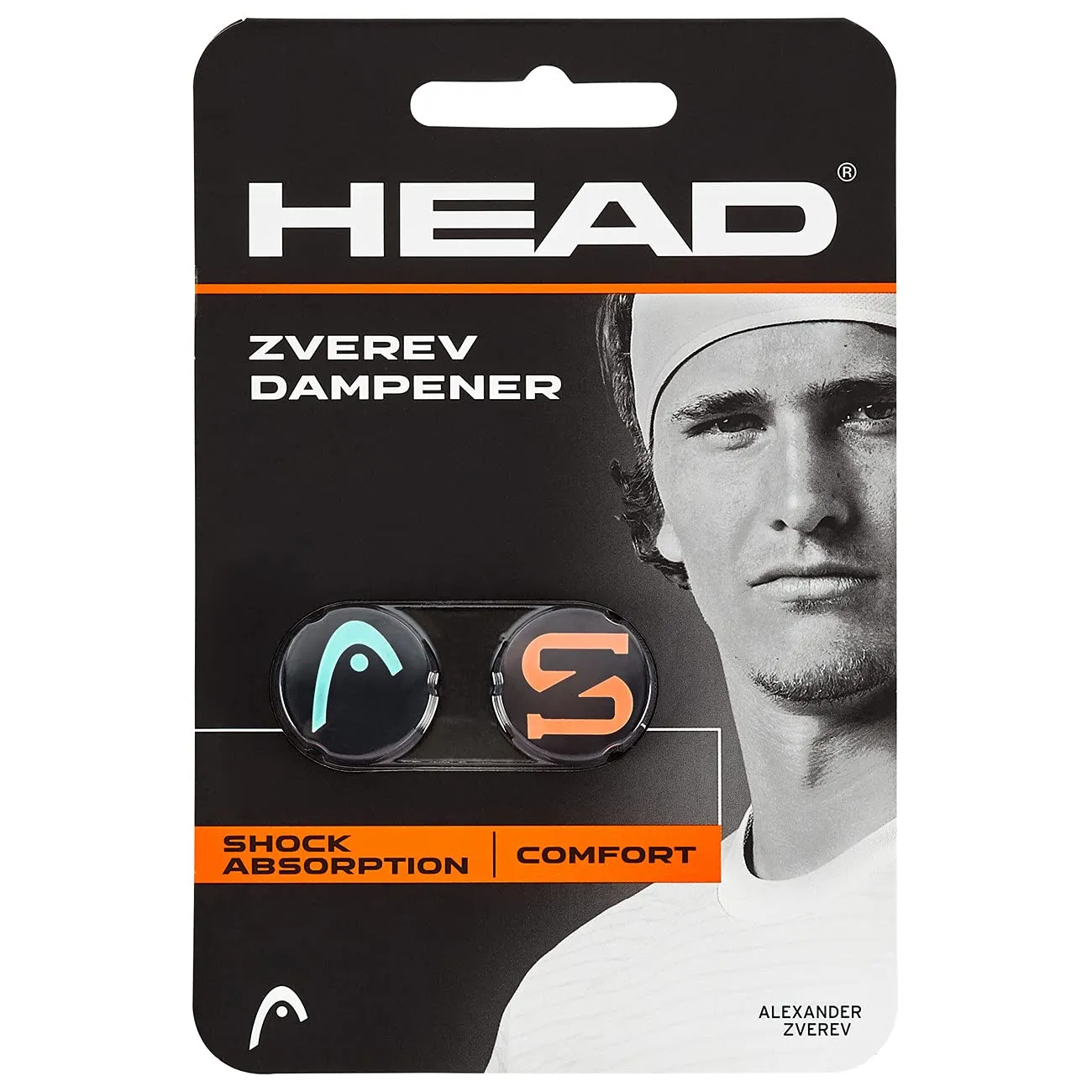 Zverev Tennis Racquet Dampener (Pack of 2)